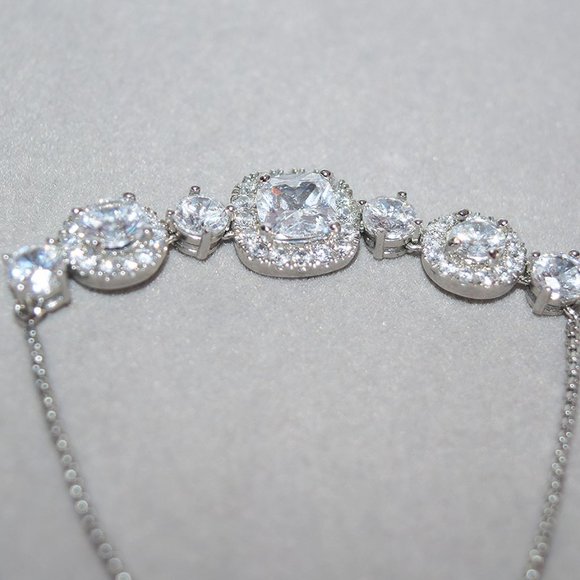 Cubic Zirconia Slider Bracelet - Picture 5 of 8